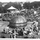 Fête Montgolfier 1933 (17) : Gonflement dun ballon, place du Champ de Mars