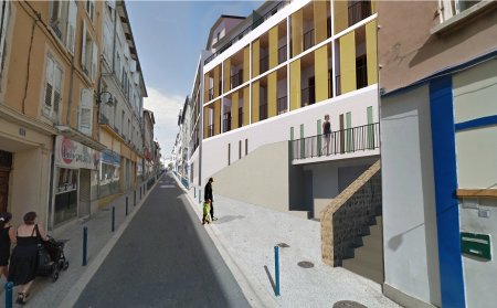 Perspective du projet immobilier qui va voir le jour rue Boissy d'Anglas